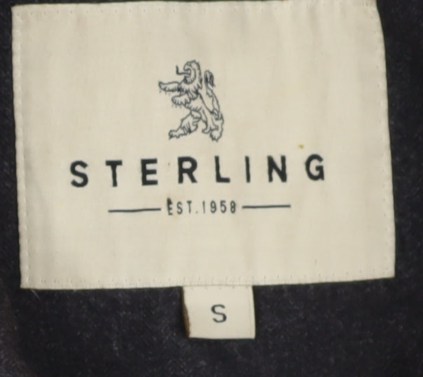 Sterling Men's Black Quilted Jacket Size S