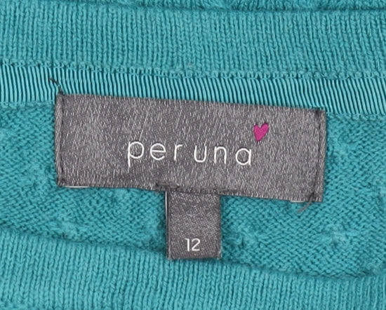 Marks & Spencer Women's Green Pullover Jumper Size 12