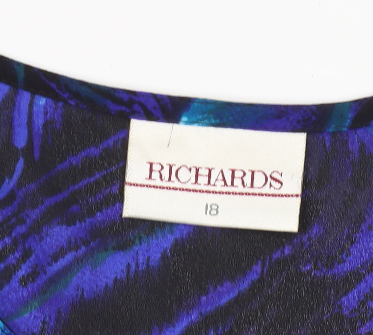 Richards Women's Multicoloured Floral Blouse Size 18