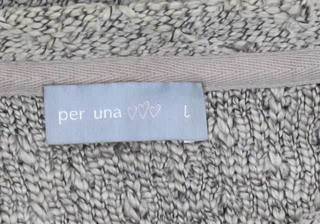 Marks & Spencer Women's Beige Cardigan Size L