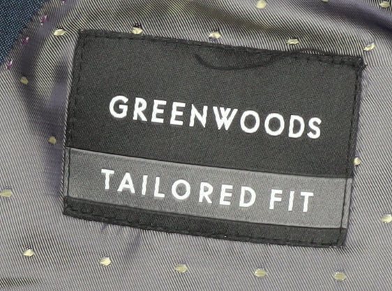 Greenwoods Men's Blue Blazer Size 46 Regular Jacket
