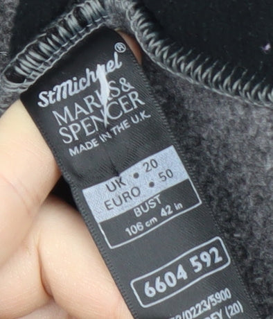 Marks & Spencer Grey Unisex Full Zip Jacket