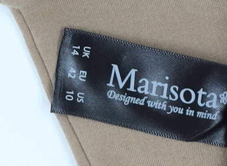 Marisota Women's Beige Trousers Size 14