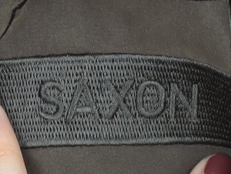 Saxon Men's Brown Mid-Length Overcoat M