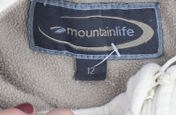 Mountainlife Women's Beige Pullover Sweatshirt Size 12