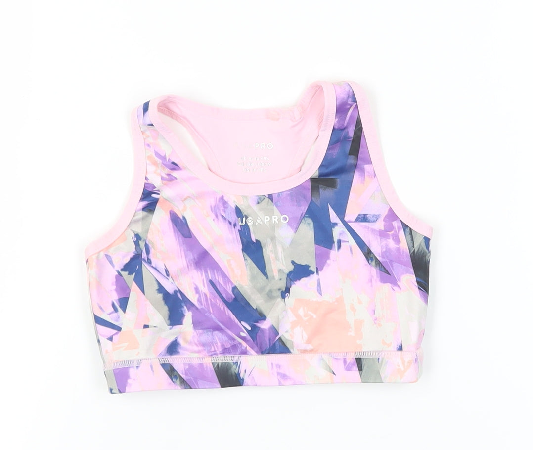 USA Pro Clothing Bundle - 5 Pack Preloved Girls T-Shirts, Tops & Shirts