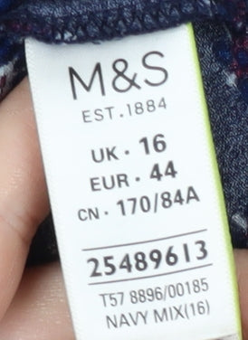 Marks & Spencer Women's Geometric Skirt, Size 16