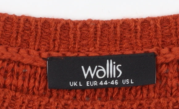 Wallis Women's Red Pullover Jumper, Size L