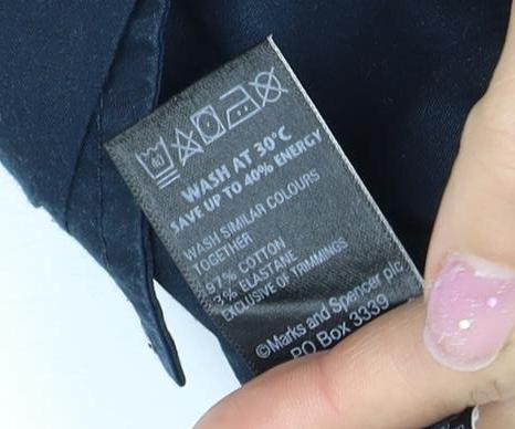 Marks & Spencer Women's Blue Regular Fit Jeans Size 10