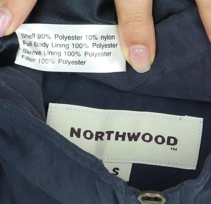 Northwood Men's Blue Waistcoat, S, Zipped Pockets