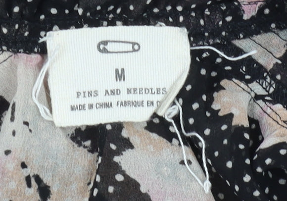 Pins and Needles Women's Floral Blouse, Multicoloured, M