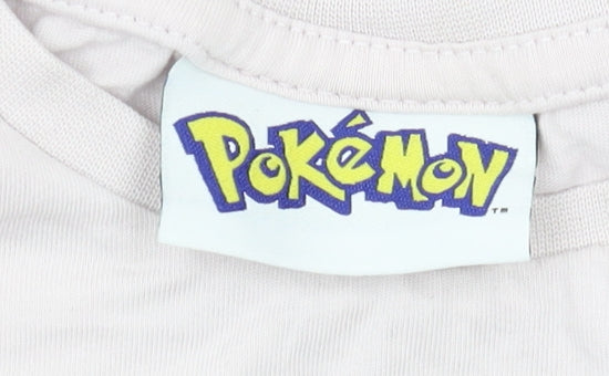 Pokémon Boys White Graphic T-Shirt, 10-11 Years, Casual Style