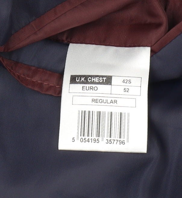Thomas Nash Men's Grey Striped Blazer Jacket 42S