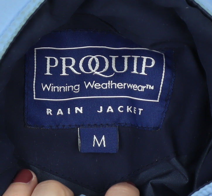 ProQuip Men's Blue Rain Jacket Size M Waterproof