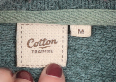 Cotton Traders Men's Green Pullover Sweatshirt M