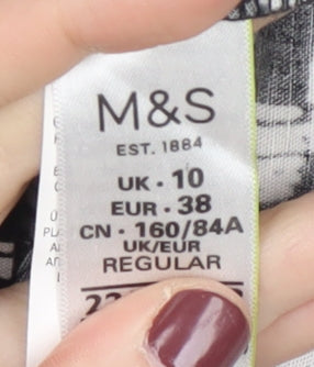 Marks & Spencer Women's Multicoloured Shift Dress Size 10