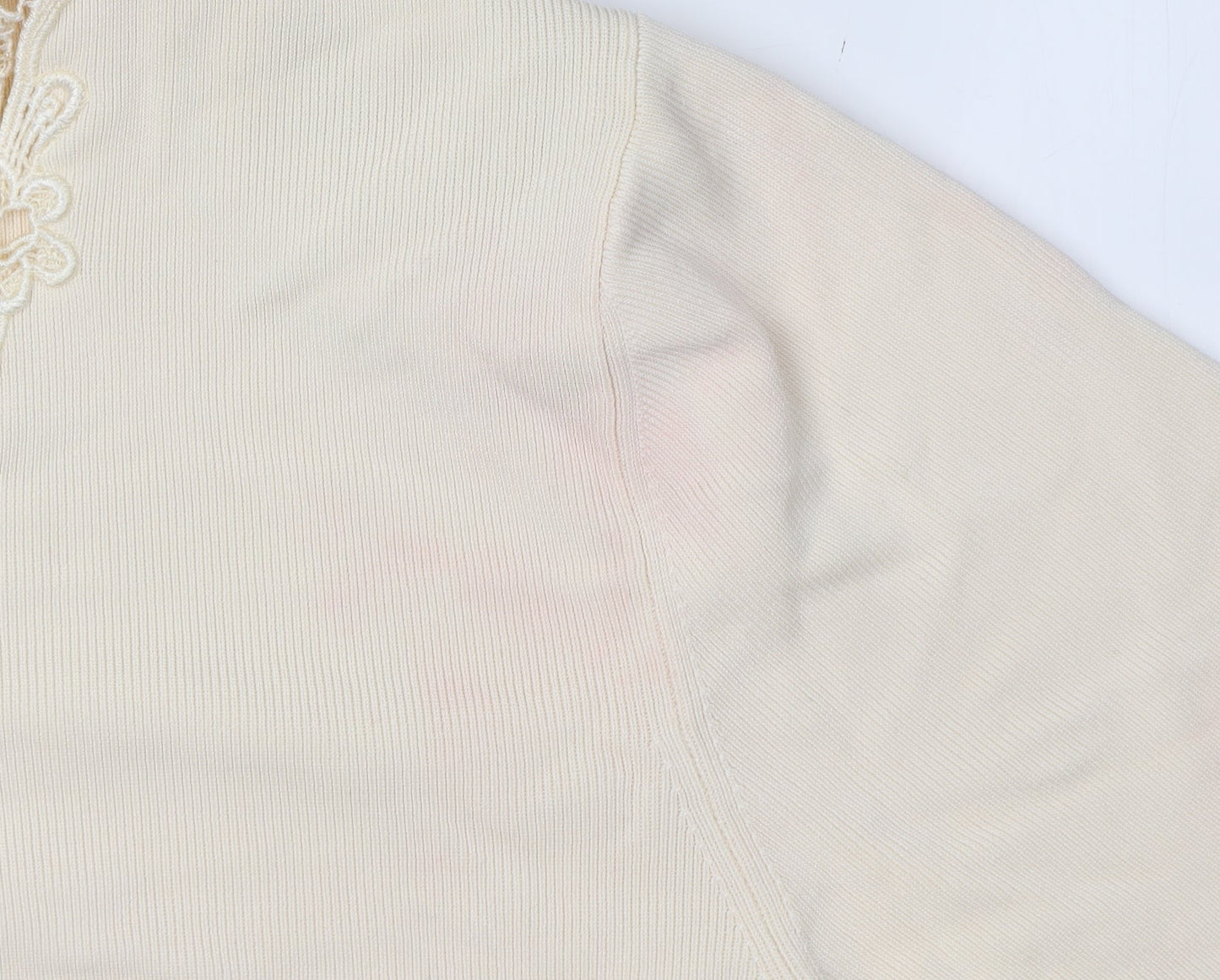 Roman Originals Beige Women's Short Sleeve Jumper
