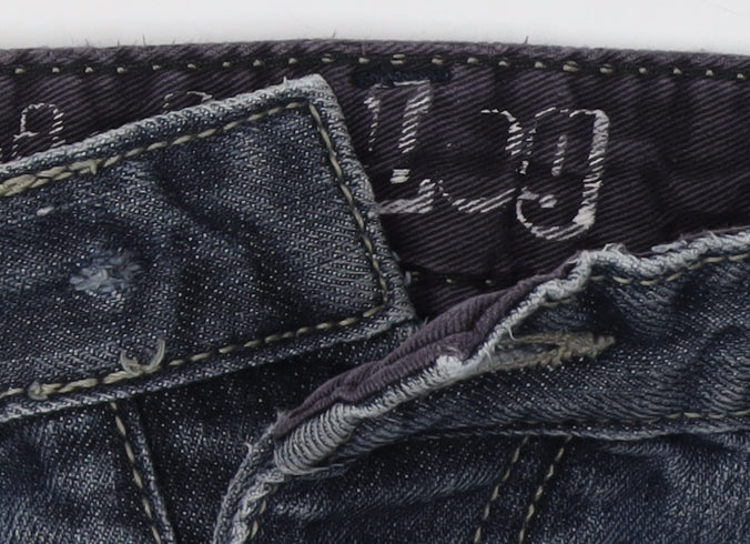 Denim Co Men's Blue Straight Jeans - Size L
