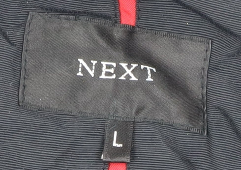 Next Men's Black Military Jacket Size L