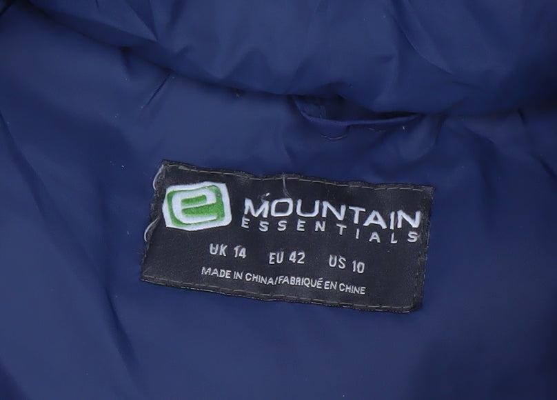 Mountain Essentials Unisex Blue Puffer Jacket 14