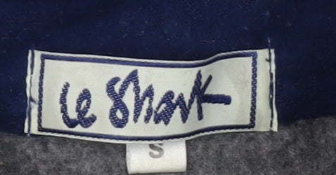 Le Shark Men's Blue Grey Striped Pullover Sweatshirt S