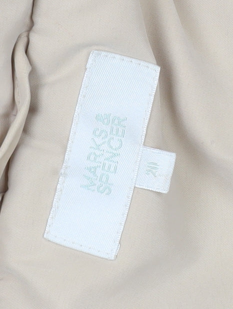 Marks & Spencer Women's Beige Parka Coat Size 12