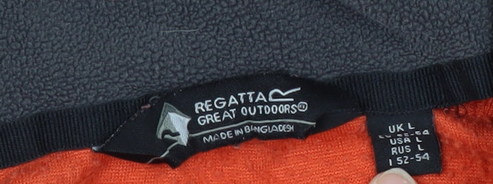 Regatta Men's Orange Fleece Pullover Sweatshirt L