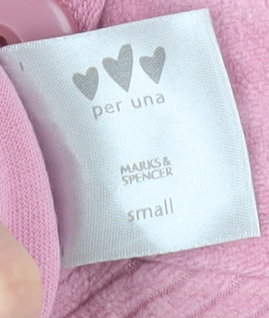 Marks & Spencer Women's Pink Pullover Sweatshirt S
