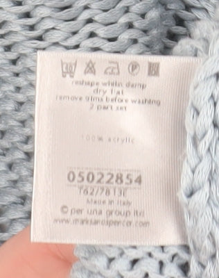 Marks & Spencer Women's Blue Cardigan M