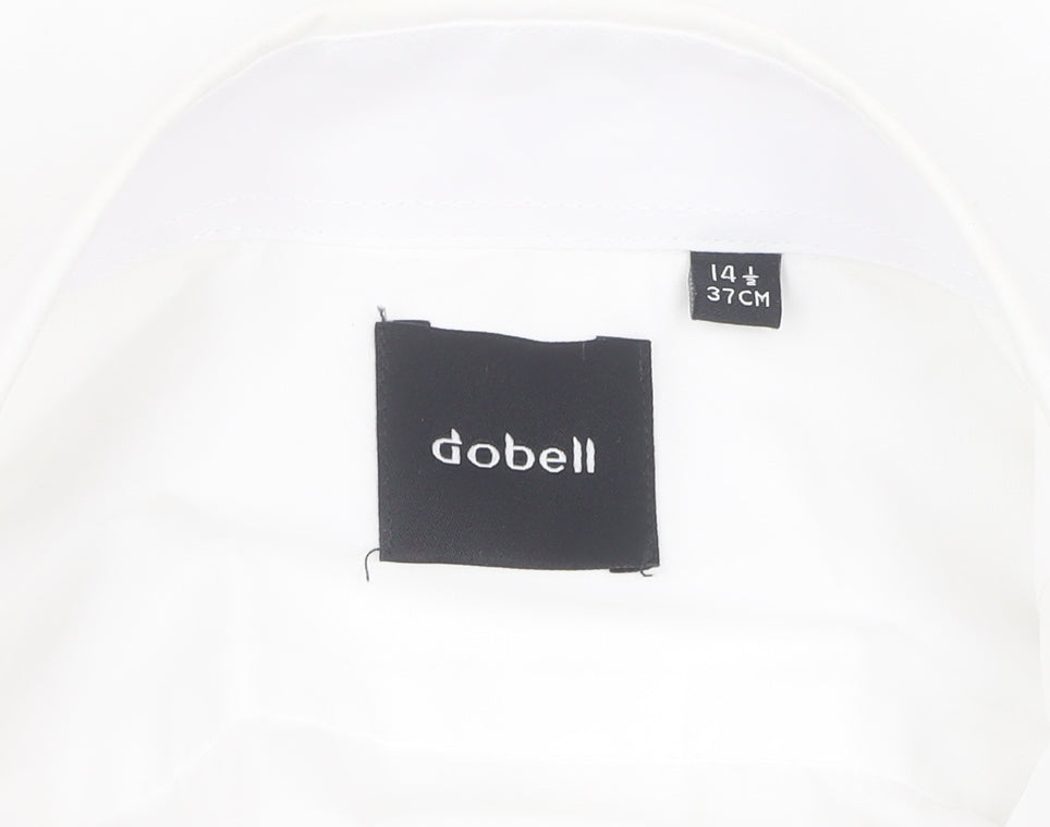 Dobell Men’s White 14 Dress Shirt Long Sleeve Formal