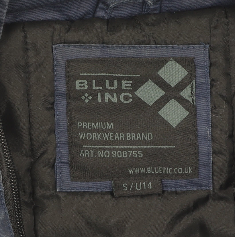 Blue Inc Men's Blue Basic Jacket Size S
