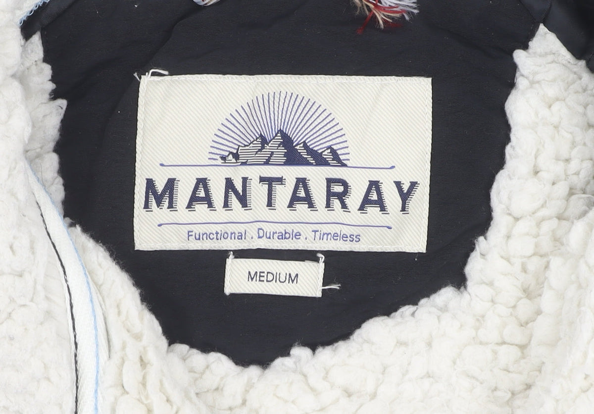 Mantaray Men's Grey Medium Basic Jacket with Zipped Pockets