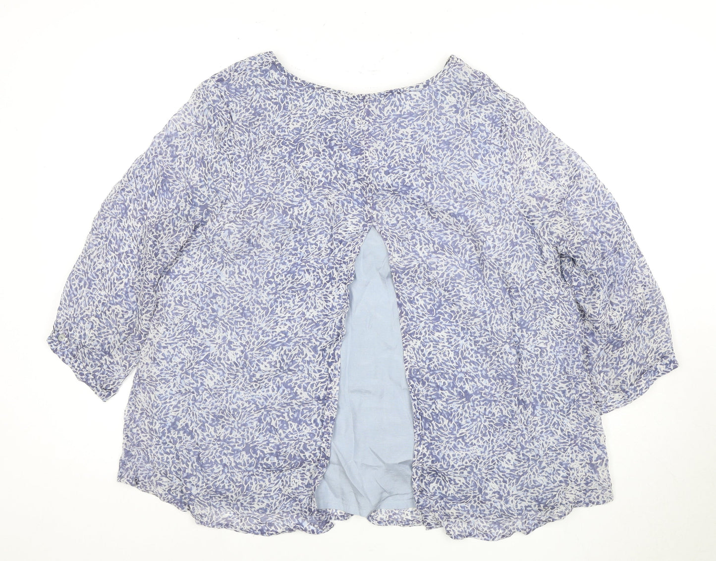 Adini Women's Multicoloured L Blouse with 3/4 Sleeves