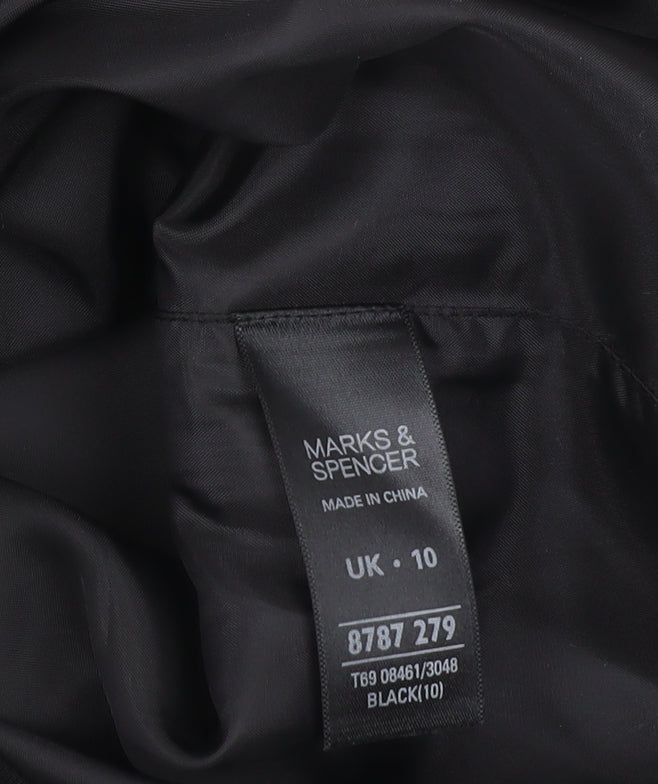Marks & Spencer Black Sheath Dress Size 10 Women