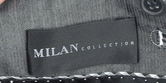 Milan Collection Grey Men's Blazer 44S Formal