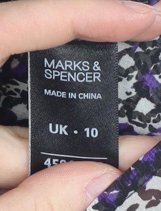 Marks & Spencer Women's Black Floral Blouse