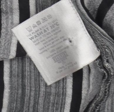 Marks & Spencer Women's Black Striped Button-Up Shirt