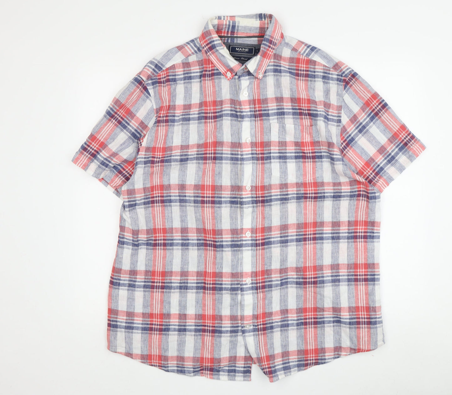 Maine New England Clothing Bundle - 5 Pack Preloved Mens Casual Shirts