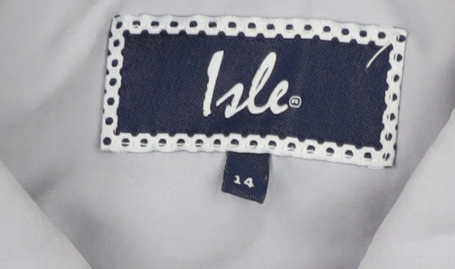 Isle Women's Grey Jacket Size 14