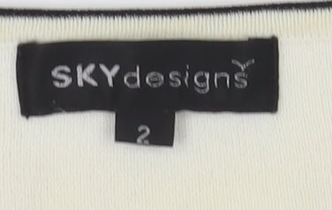 SKY designs Women's Ivory Pullover Jumper, Size 2XS