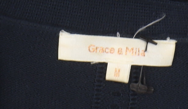 Grace & Mila Women's Blue Cardigan - Size M