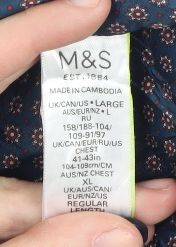 Marks & Spencer Men's Grey Waistcoat, 41-42R - Elegant Formal Style