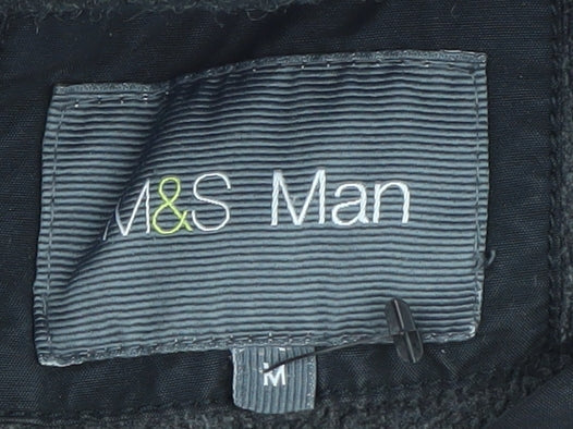 Marks & Spencer Men's Black M Jacket with Zipped Pockets