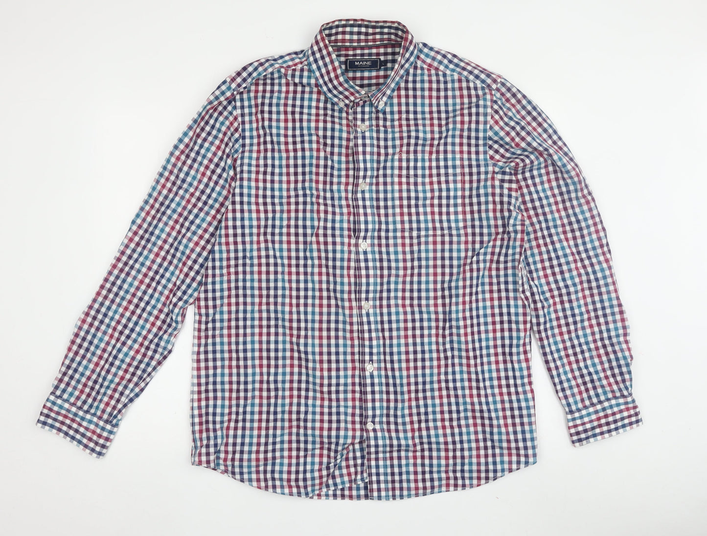 Maine New England Clothing Bundle - 5 Pack Preloved Mens Casual Shirts