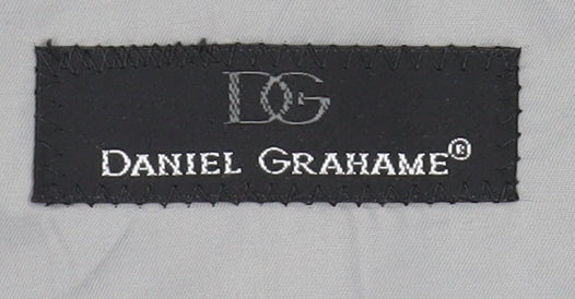 Daniel Grahame Men's Black Striped Blazer, Size 42R