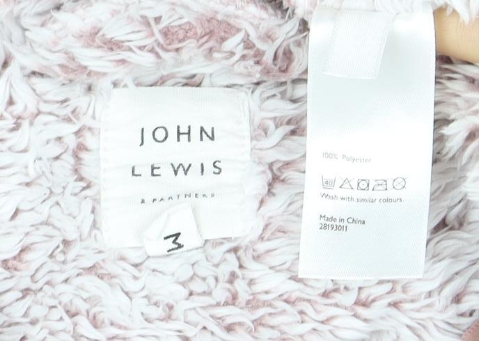 John Lewis Women's Pink Pullover Sweatshirt S