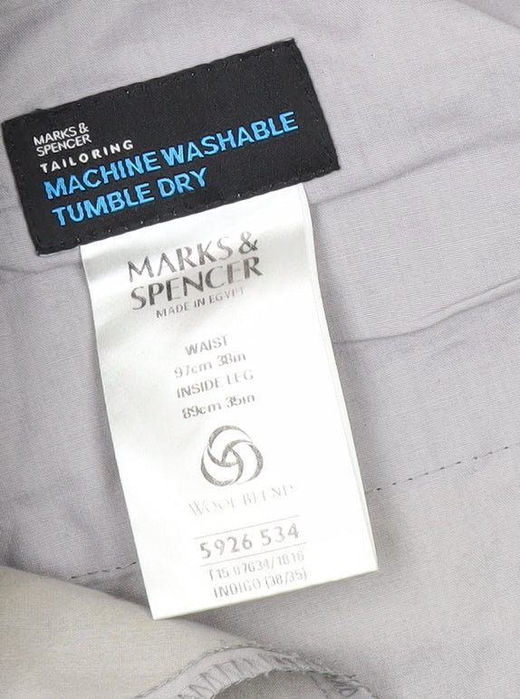 Marks & Spencer Men's Black Dress Pants 38R