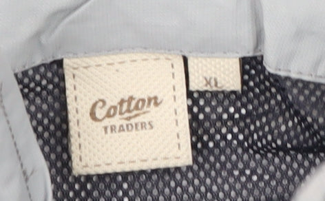 Cotton Traders Men's XL Grey Full Zip Jacket