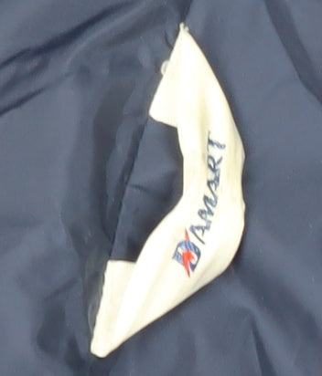 Damart Men's Blue Rain Coat Jacket, Size S