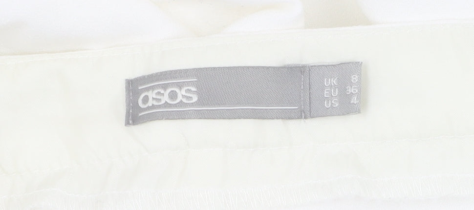 ASOS Women’s White Trousers Size 8